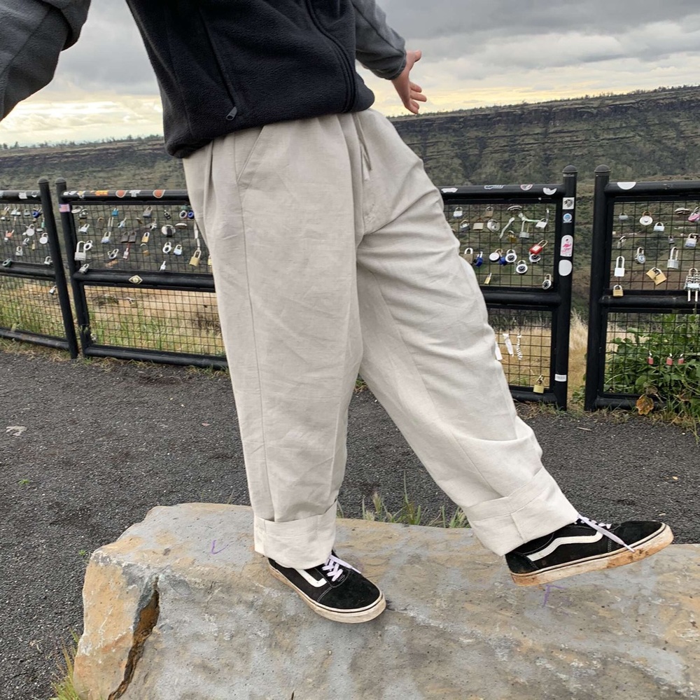Linen comfortable lounge pants.